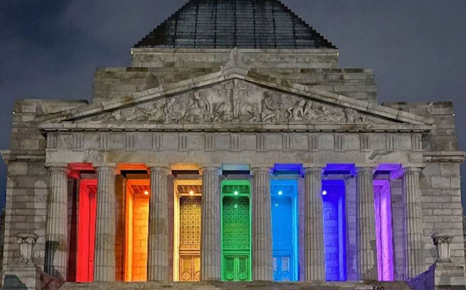 Melbourne Shrine Defending with Pride Exhibition